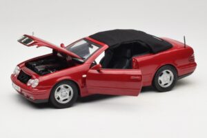 Mercedes CLK A208 Kabriolet Červený Anson 1:18 30338 Kov – obrázek 2 z 8