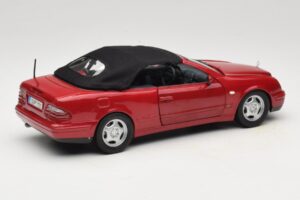 Mercedes CLK A208 Kabriolet Červený Anson 1:18 30338 Kov – obrázek 3 z 8