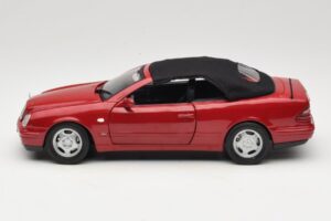 Mercedes CLK A208 Kabriolet Červený Anson 1:18 30338 Kov – obrázek 4 z 8