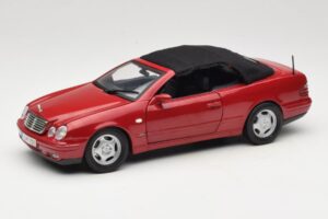 Mercedes CLK A208 Kabriolet Červený Anson 1:18 30338 Kov