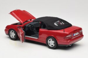 Mercedes CLK A208 Kabriolet Červený Anson 1:18 30338 Kov – obrázek 5 z 8