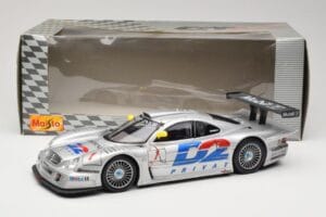 Mercedes CLK LM GT1 #1 AMG Mercedes K. Ludwig / R. Zonta FIA GT Championship 1998 Maisto 1:18 56053 Kov – obrázek 8 z 8