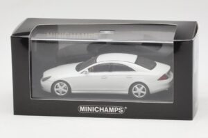 Mercedes CLS-Class C219 Linea Bílý Minichamps 1:43 436034300 Kov – obrázek 4 z 4