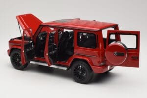 Mercedes G 500 W463 Červený Minichamps 1:18 110037101 Kov – obrázek 5 z 8