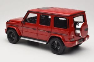 Mercedes G 500 W463 Červený Minichamps 1:18 110037101 Kov – obrázek 7 z 8