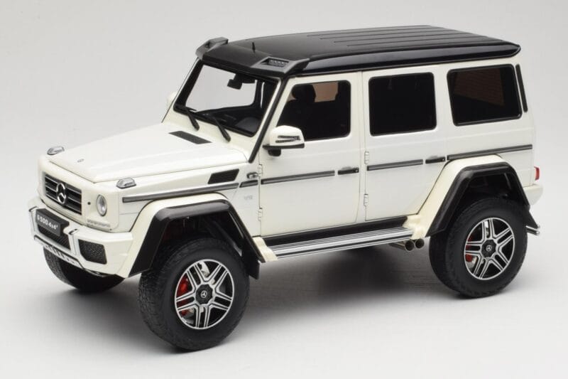 Mercedes G 63 AMG 4x4 Squared Polar White Almost Real 1:18 820203 Kov