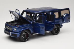 Mercedes G 63 AMG W463 Blue Metallic Minichamps 1:18 110037061 Kov – obrázek 2 z 8
