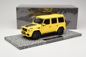 Mercedes Brabus 850 6.0 Widestar G63 W463 Electric Beam Yellow Minichamps 1:18 107032402 Kov – obrázek 6 z 6