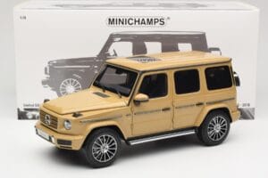 Mercedes G-Class G 500 W463A Solarbeam Yellow Metallic Minichamps 1:18 113037108 Kov – obrázek 8 z 8