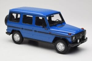 Mercedes G-Class W460 LWB Tmavě Modrý Minichamps 1:18 155038100 Kov – obrázek 4 z 6
