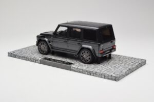 Mercedes G-Class W463 Brabus V12 800 Widestar Šedý Minichamps 1:18 107032300 Kov – obrázek 5 z 6