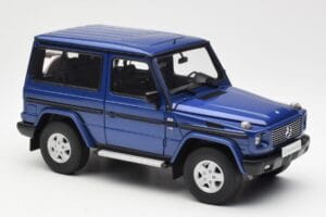 Mercedes G500 W463 SWB Modrý AUTOart 1:18 76114 Kov – obrázek 6 z 8