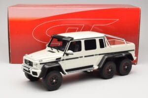 Mercedes AMG G63 6x6 W463 Bílý GT Spirit 1:18 GT100 Pryskyřice – obrázek 6 z 6