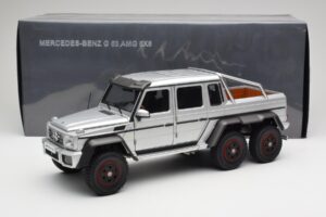 Mercedes AMG G63 W463 6x6 Iridium Stříbrný AUTOart 1:18 76301 Kompozit – obrázek 8 z 8