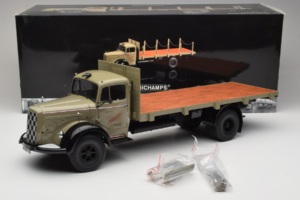 Mercedes L6600 Rungewagen Šedý Černý Minichamps 1:18 109031050-R1 Kov – obrázek 9 z 9