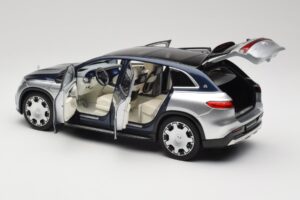 Mercedes Maybach EQS 680 V297 Modrý NZG 1:18 1060/23 Kov – obrázek 5 z 8