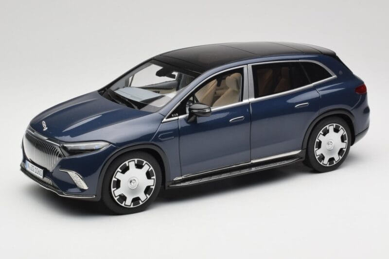 Mercedes Maybach EQS 680 V297 Tmavě Modrý NZG 1:18 B66960593 Kov