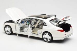 Mercedes Maybach S680 4Matic X223 Diamond Bílý Norev 1:18 183918 Kov – obrázek 5 z 8