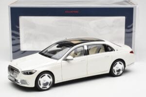 Mercedes Maybach S680 4Matic X223 Diamond Bílý Norev 1:18 183918 Kov – obrázek 8 z 8