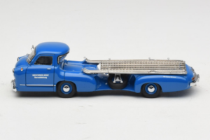 Mercedes Renntransporter Blue Wonder CMC 1:43 M-036K Kov – obrázek 4 z 8