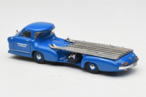 Mercedes Renntransporter Blue Wonder CMC 1:43 M-036K Kov – obrázek 7 z 8