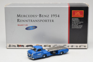 Mercedes Renntransporter Blue Wonder CMC 1:43 M-036K Kov – obrázek 8 z 8