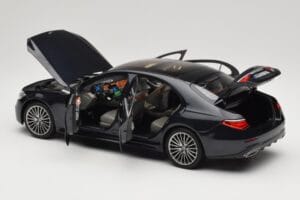 Mercedes S-Class W223 AMG Line Anthracite Blue Norev 1:18 183800 Kov – obrázek 5 z 8