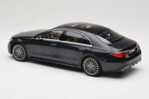 Mercedes S-Class W223 AMG Line Anthracite Blue Norev 1:18 183800 Kov – obrázek 7 z 8