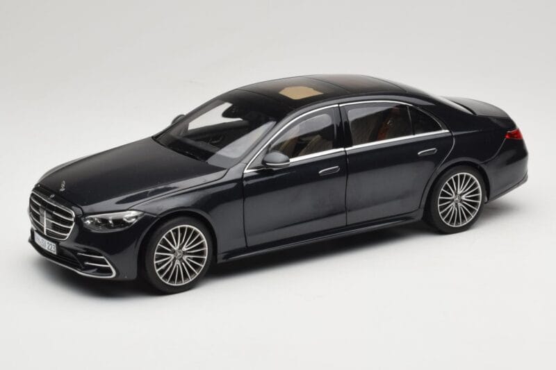 Mercedes S-Class W223 AMG Line Anthracite Blue Norev 1:18 183800 Kov