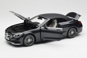 Mercedes S-Class Kabriolet A217 Magnetite Černý Metalíza Norev 1:18 B66960354 Kov – obrázek 2 z 8