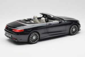 Mercedes S-Class Kabriolet A217 Magnetite Černý Metalíza Norev 1:18 B66960354 Kov – obrázek 3 z 8
