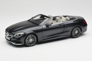 Mercedes S-Class Kabriolet A217 Magnetite Černý Metalíza Norev 1:18 B66960354 Kov