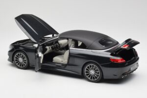 Mercedes S-Class Kabriolet A217 Magnetite Černý Metalíza Norev 1:18 B66960354 Kov – obrázek 5 z 8