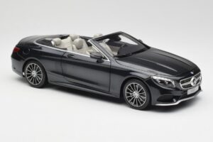 Mercedes S-Class Kabriolet A217 Magnetite Černý Metalíza Norev 1:18 B66960354 Kov – obrázek 6 z 8