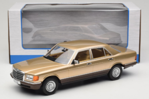 Mercedes S-Class W126 Metallic Beige MCG 1:18 MCG18548 Kov – obrázek 6 z 6