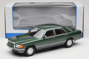Mercedes S-Class W126 Metallic Green MCG 1:18 MCG18549 Kov – obrázek 6 z 6