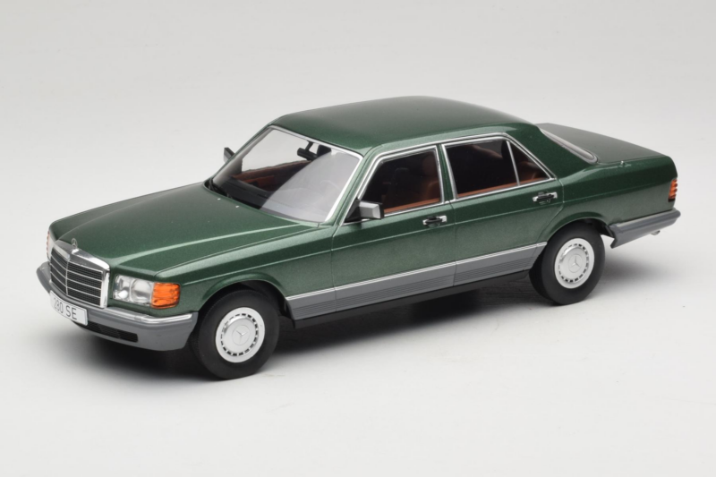 Mercedes S-Class W126 Metallic Green MCG 1:18 MCG18549 Kov