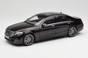 Mercedes S-Class W222 AMG Line Ruby Černý Metallic Norev 1:18 183483 Kov