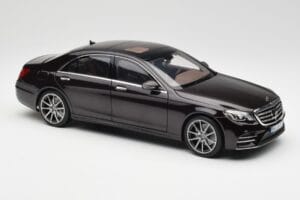 Mercedes S-Class W222 AMG Line Ruby Černý Metallic Norev 1:18 183483 Kov – obrázek 6 z 8
