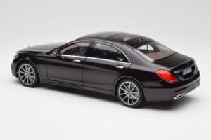 Mercedes S-Class W222 AMG Line Ruby Černý Metallic Norev 1:18 183483 Kov – obrázek 7 z 8