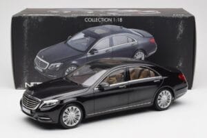 Mercedes S-Class W222 Černý Metallic Norev 1:18 183480 Kov – obrázek 8 z 8