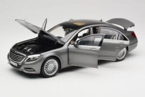 Mercedes S-Class W222 Grey Metallic Norev 1:18 183481 Kov – obrázek 2 z 8