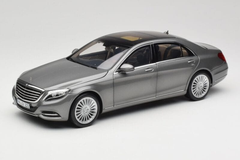 Mercedes S-Class W222 Grey Metallic Norev 1:18 183481 Kov