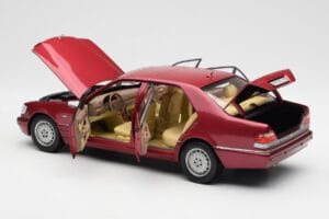 Mercedes S500 W140 Červený Metallic Norev 1:18 183579 Kov – obrázek 5 z 8