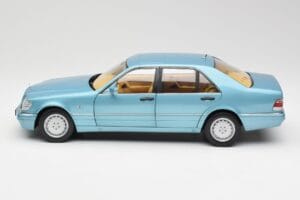 Mercedes S500 W140 Tyrkysový Metallic Norev 1:18 183561 Kov – obrázek 4 z 8