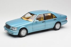 Mercedes S500 W140 Tyrkysový Metallic Norev 1:18 183561 Kov