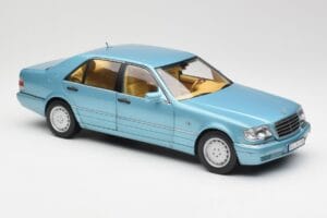 Mercedes S500 W140 Tyrkysový Metallic Norev 1:18 183561 Kov – obrázek 6 z 8