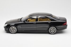 Mercedes AMG S65 W220 Černý Otto 1:18 OT846 Pryskyřice – obrázek 3 z 6