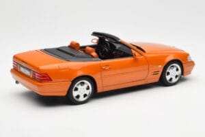 Mercedes SL 500 R129 Oranžový Metallic Norev 1:18 183752 Kov – obrázek 3 z 8