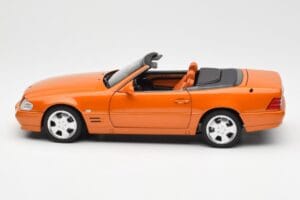 Mercedes SL 500 R129 Oranžový Metallic Norev 1:18 183752 Kov – obrázek 4 z 8